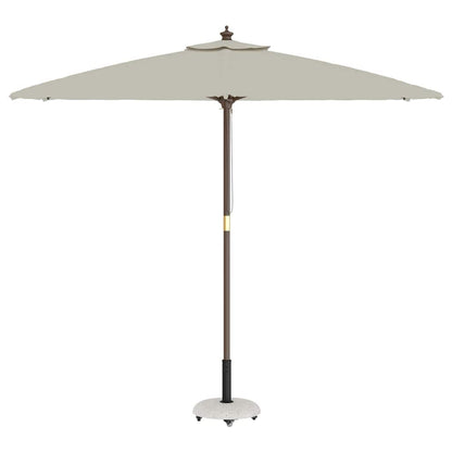 Parasol Base White and Black 45 x 45 x 40 cm Concrete and Metal