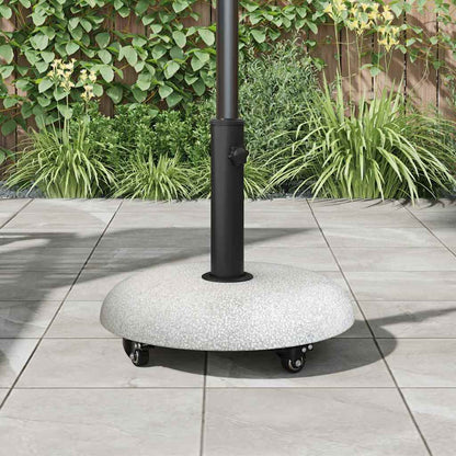 Parasol Base Light Grey and Black 45 x 45 x 40 cm