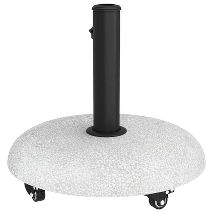 Parasol Base Light Grey and Black 45 x 45 x 40 cm