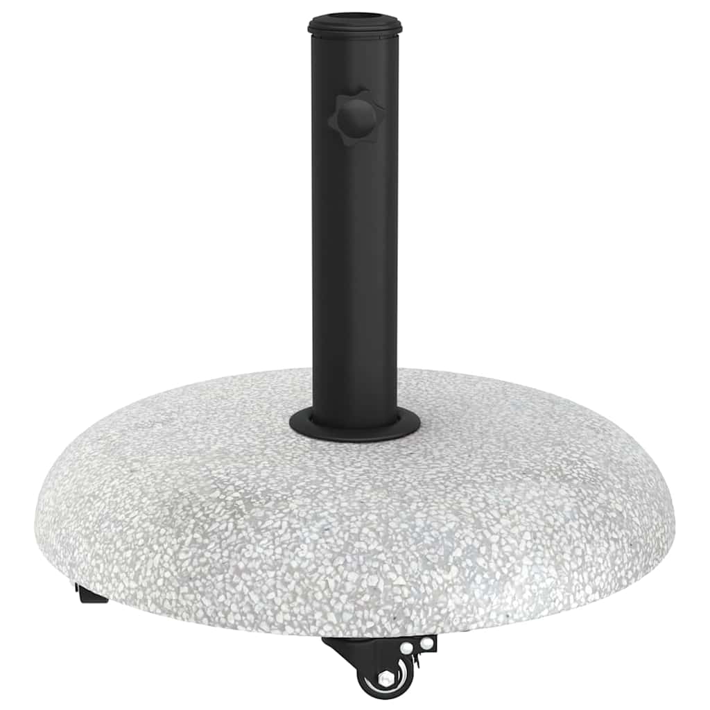 Parasol Base Light Grey and Black 45 x 45 x 40 cm