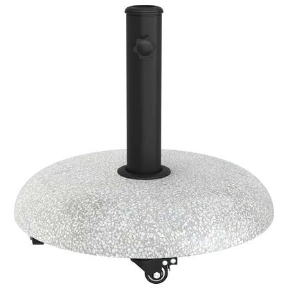 Parasol Base Light Grey and Black 45 x 45 x 40 cm