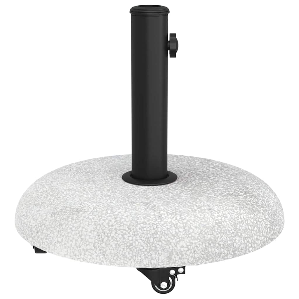 Parasol Base Light Grey and Black 45 x 45 x 40 cm