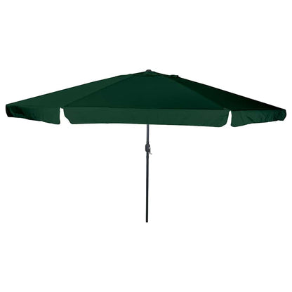 Garden Parasol Green and Black 395 x 395 x 245 cm