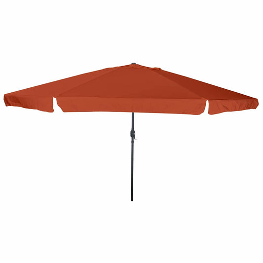 Garden Parasol Red and Black 395 x 395 x 245 cm