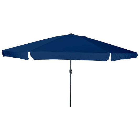 Garden Parasol Blue and Black 395 x 395 x 245 cm