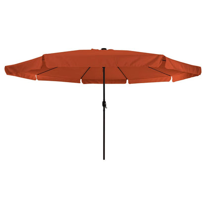 Garden Parasol Red and Black 395 x 395 x 245 cm
