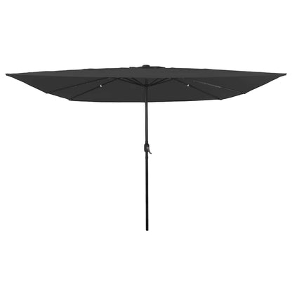 Garden Parasol Anthracite and Black 295 x 295 x 245 cm