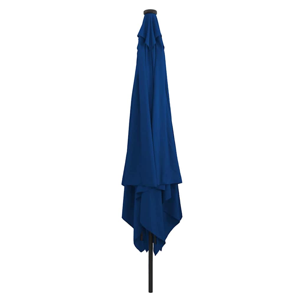 Garden Parasol Blue and Black 295 x 295 x 245 cm