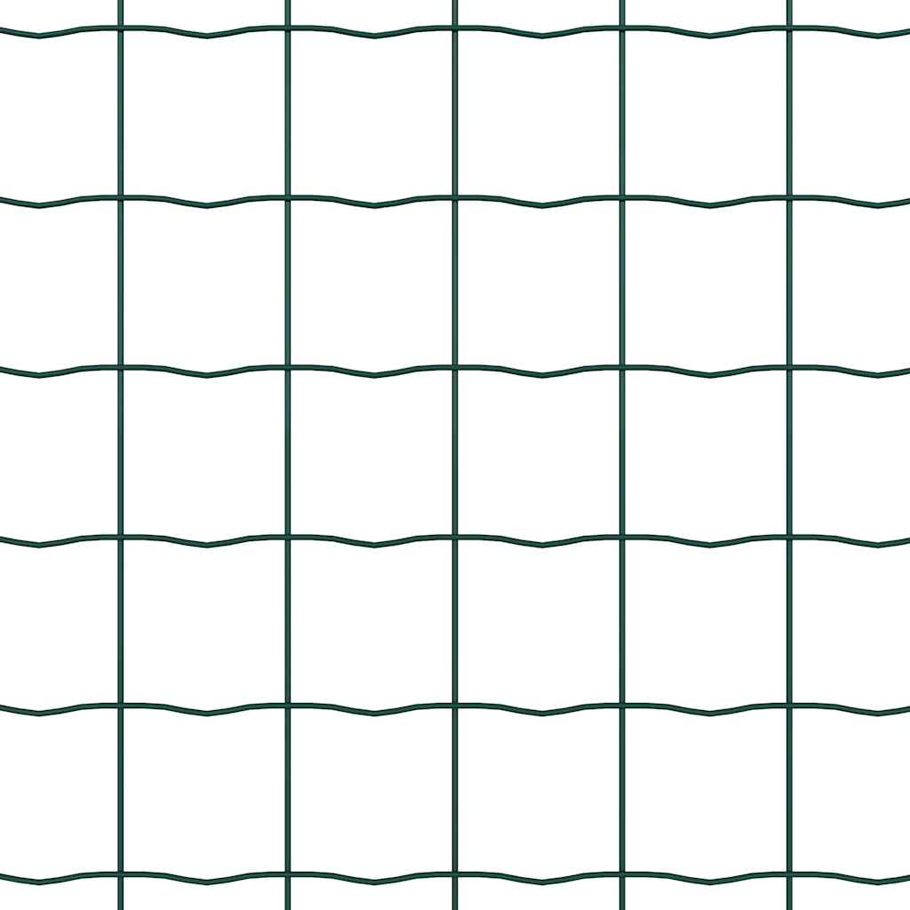 Euro Fence Green 1.5 x 10 m PVC-coated iron
