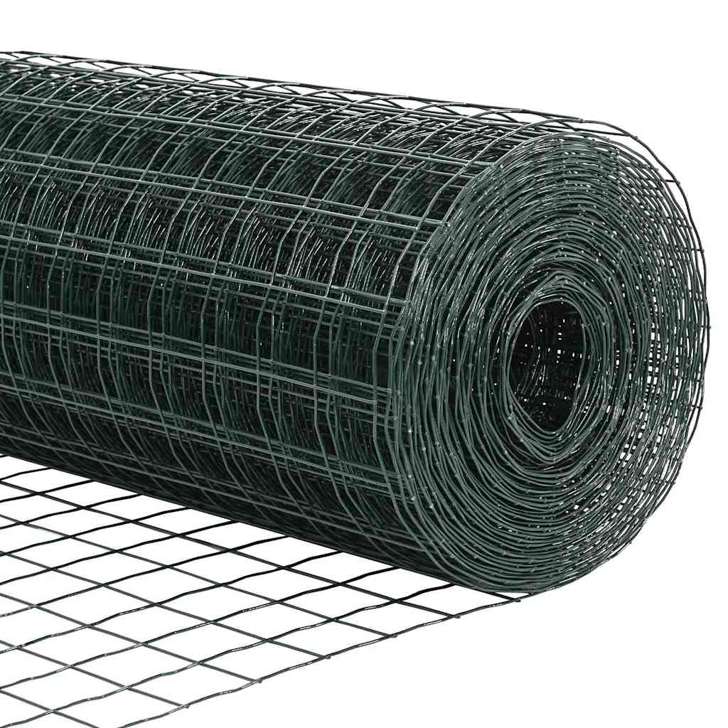 Euro Fence Green 1.5 x 10 m PVC-coated iron