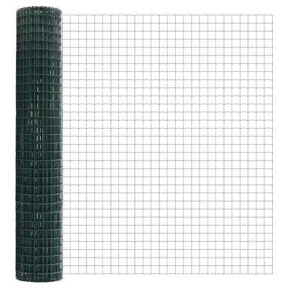 Euro Fence Green 1.5 x 10 m PVC-coated iron