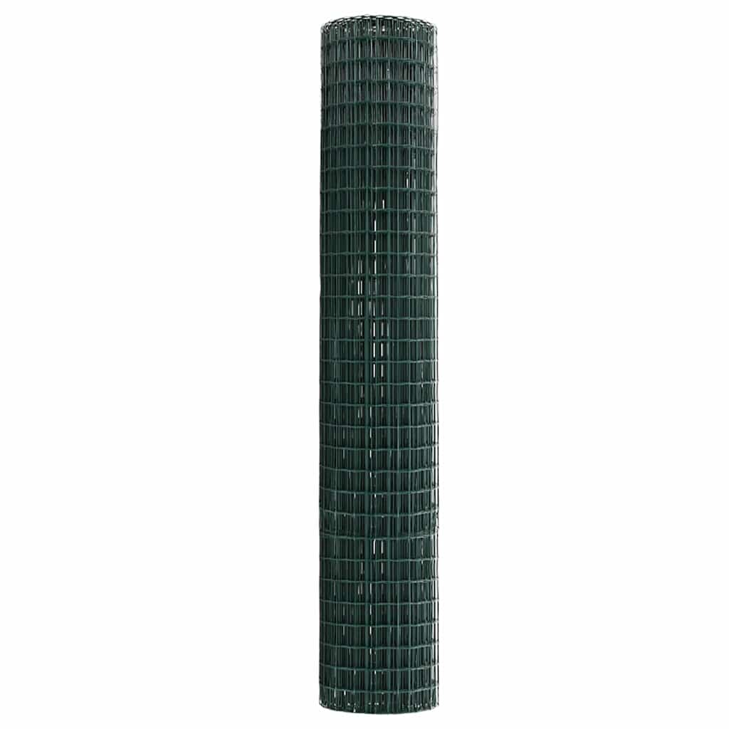 Euro Fence Green 1.5 x 10 m PVC-coated iron