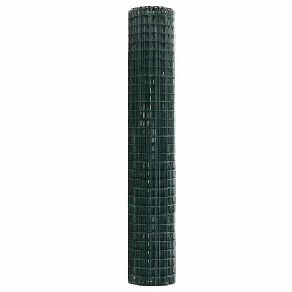 Euro Fence Green 1.5 x 10 m PVC-coated iron