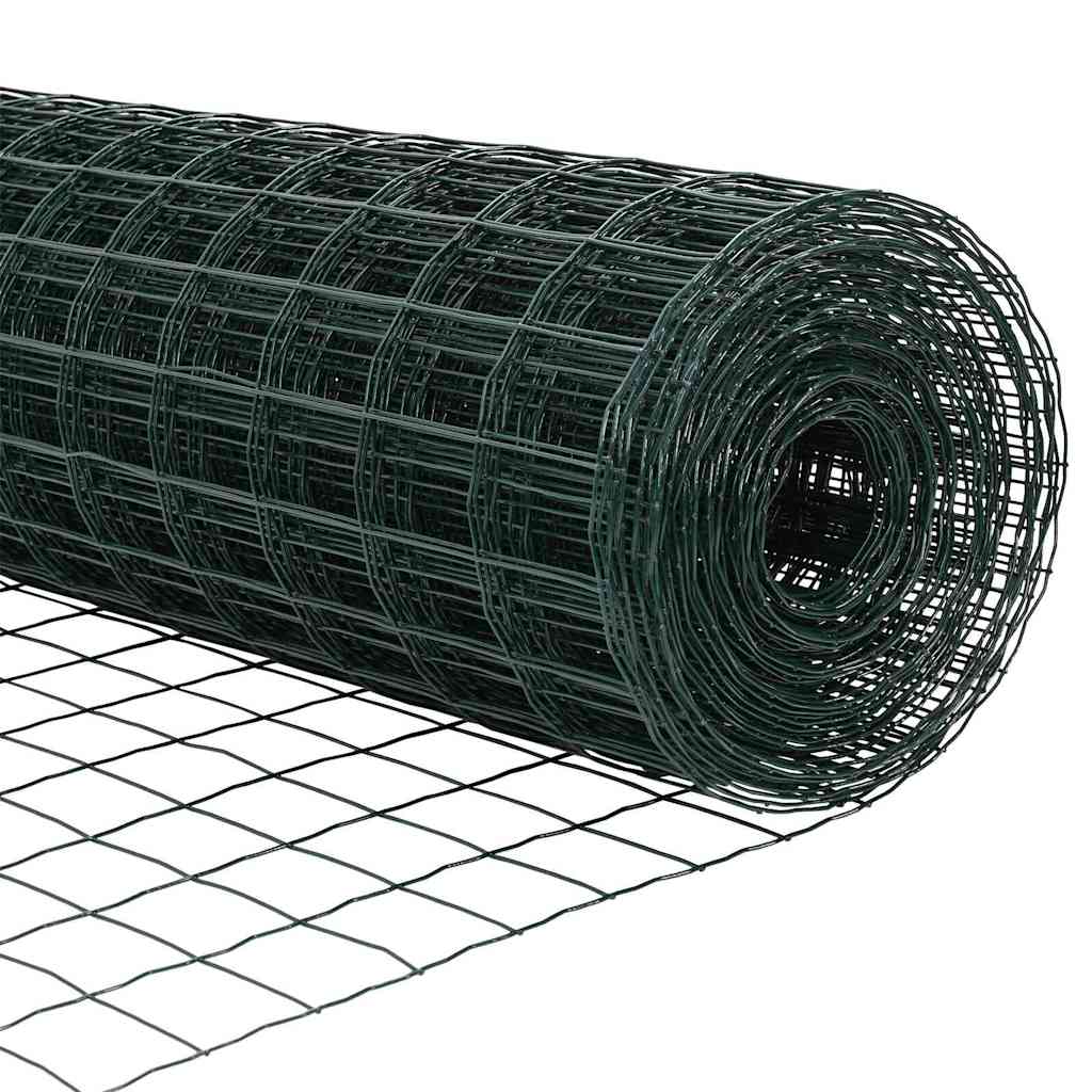 Euro Fence Green 1.6 x 10 m PVC-coated iron