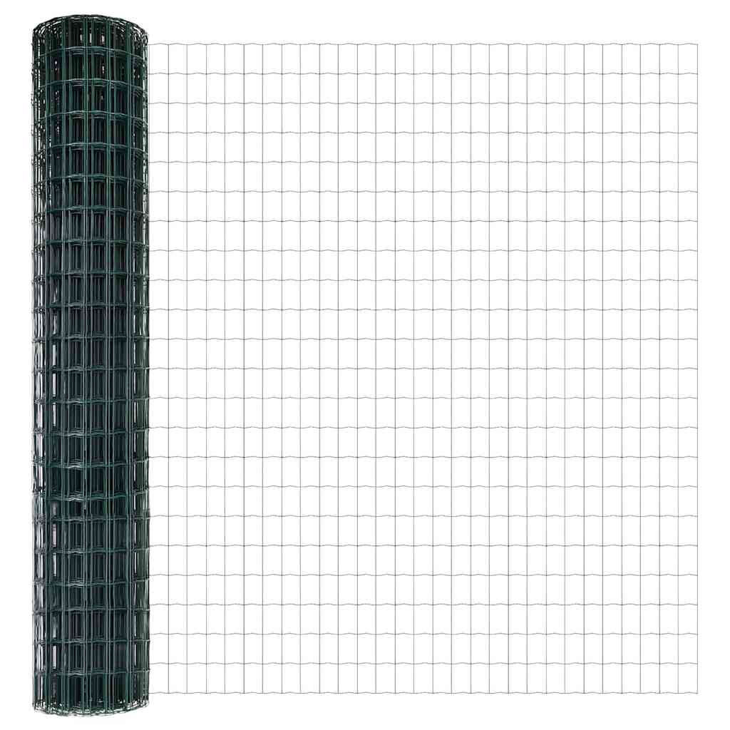 Euro Fence Green 1.6 x 10 m PVC-coated iron