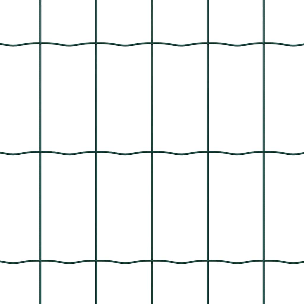 Euro Fence Green 1.5 x 10 m PVC-coated iron