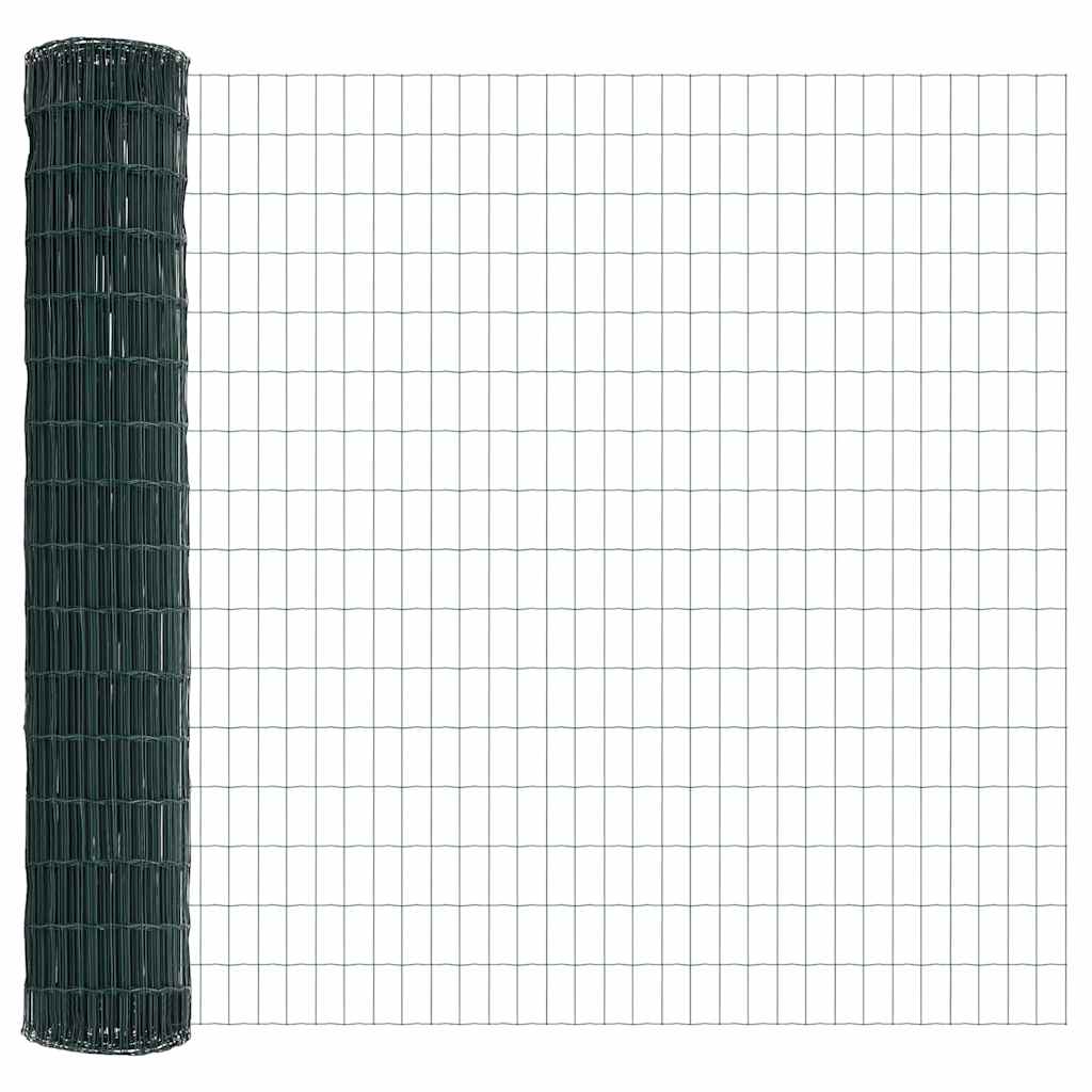 Euro Fence Green 1.5 x 10 m PVC-coated iron