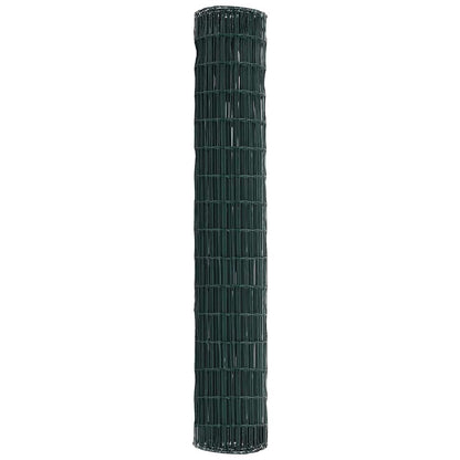 Euro Fence Green 1.5 x 10 m PVC-coated iron