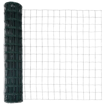 Euro Fence Green 1.4 x 10 m PVC-coated iron