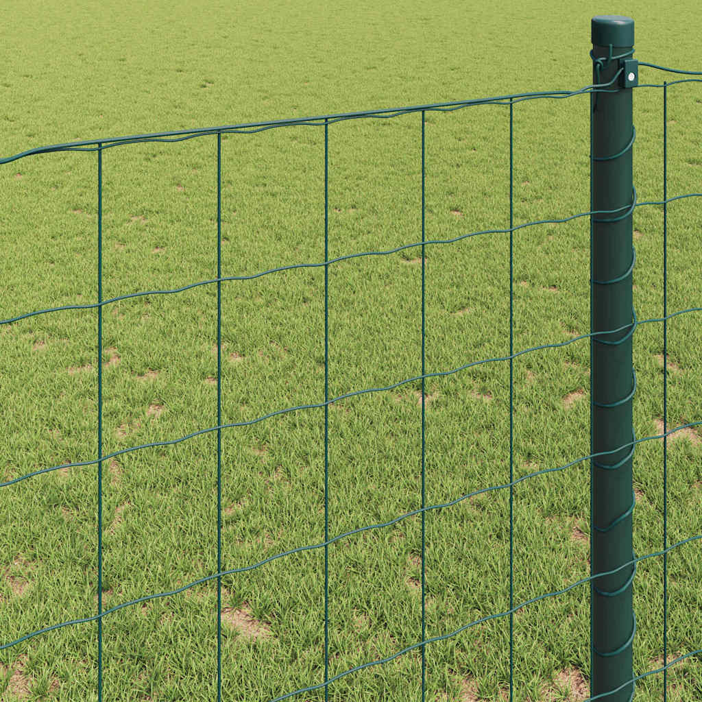 Euro Fence Green 1.5 x 10 m PVC-coated iron