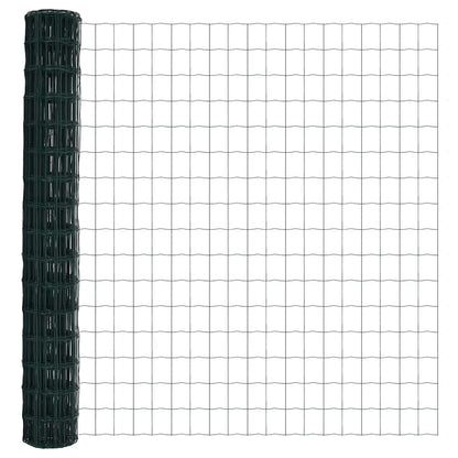 Euro Fence Green 1.5 x 10 m PVC-coated iron