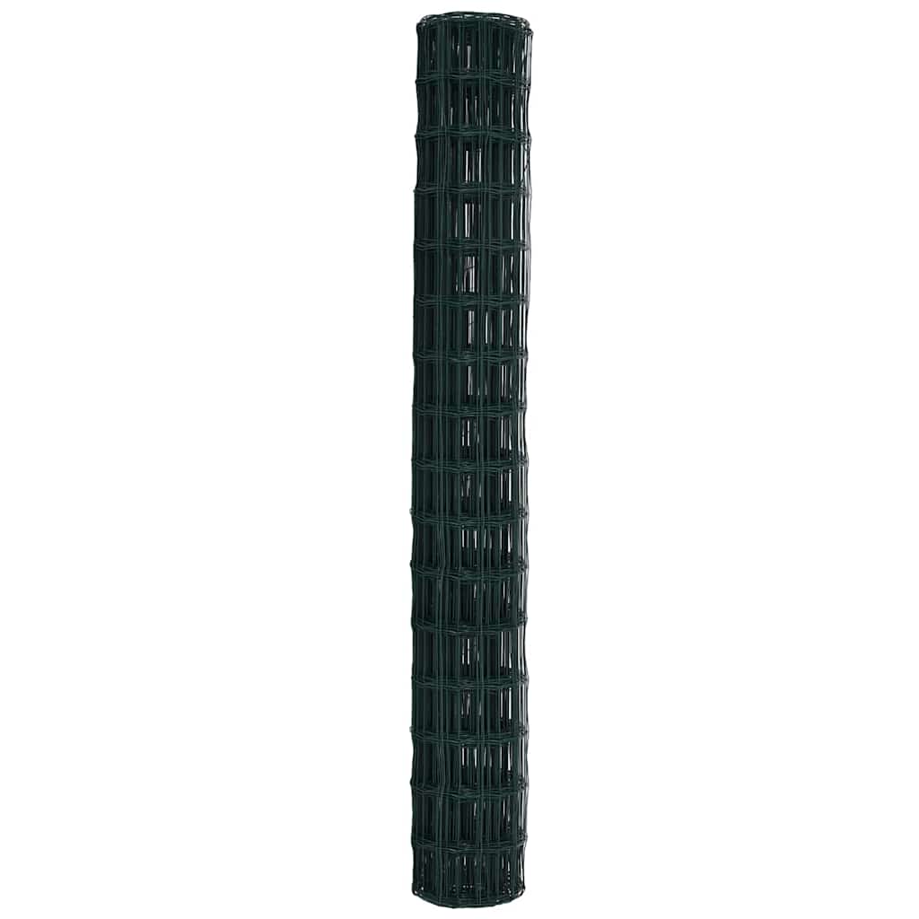Euro Fence Green 1.5 x 10 m PVC-coated iron