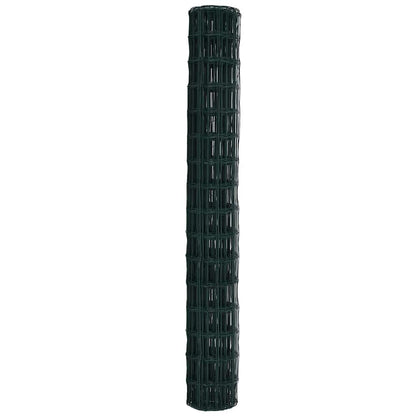 Euro Fence Green 1.5 x 10 m PVC-coated iron