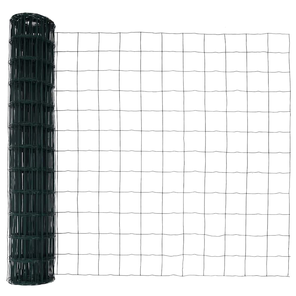 Euro Fence Green 1.4 x 10 m PVC-coated iron