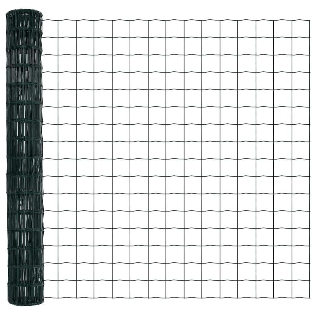 Euro Fence Green 1.6 x 10m PVC-coated iron