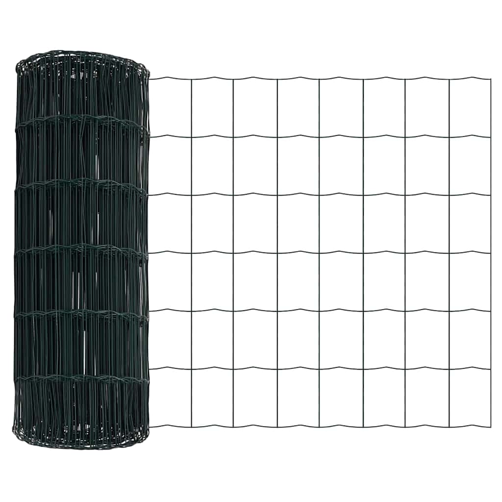 Euro Fence Green 0.4 x 25 m PVC-coated iron