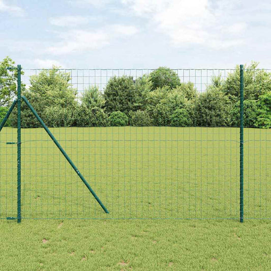 Euro Fence Green 1.6 x 10 m PVC-coated iron