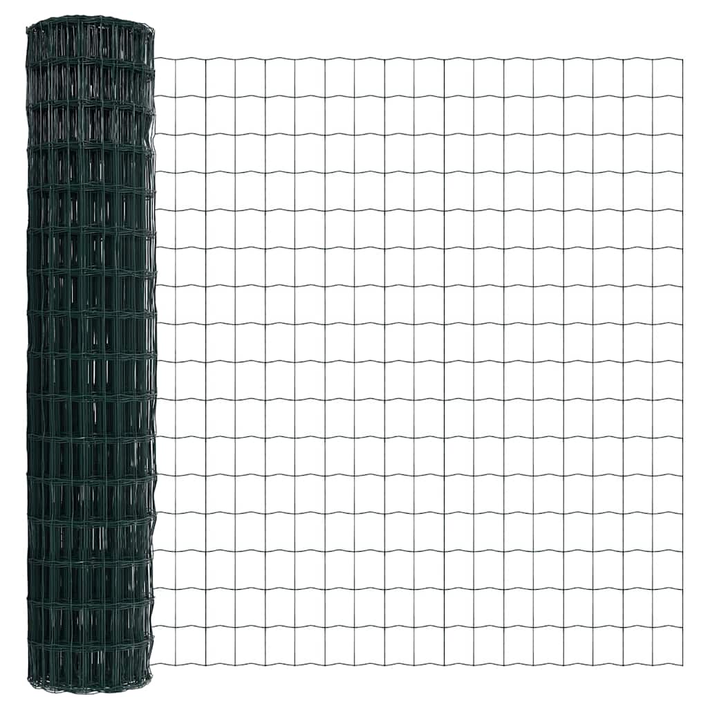 Euro Fence Green 1.6 x 10 m PVC-coated iron