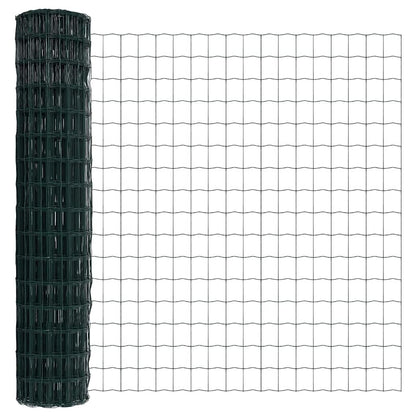 Euro Fence Green 1.6 x 10 m PVC-coated iron