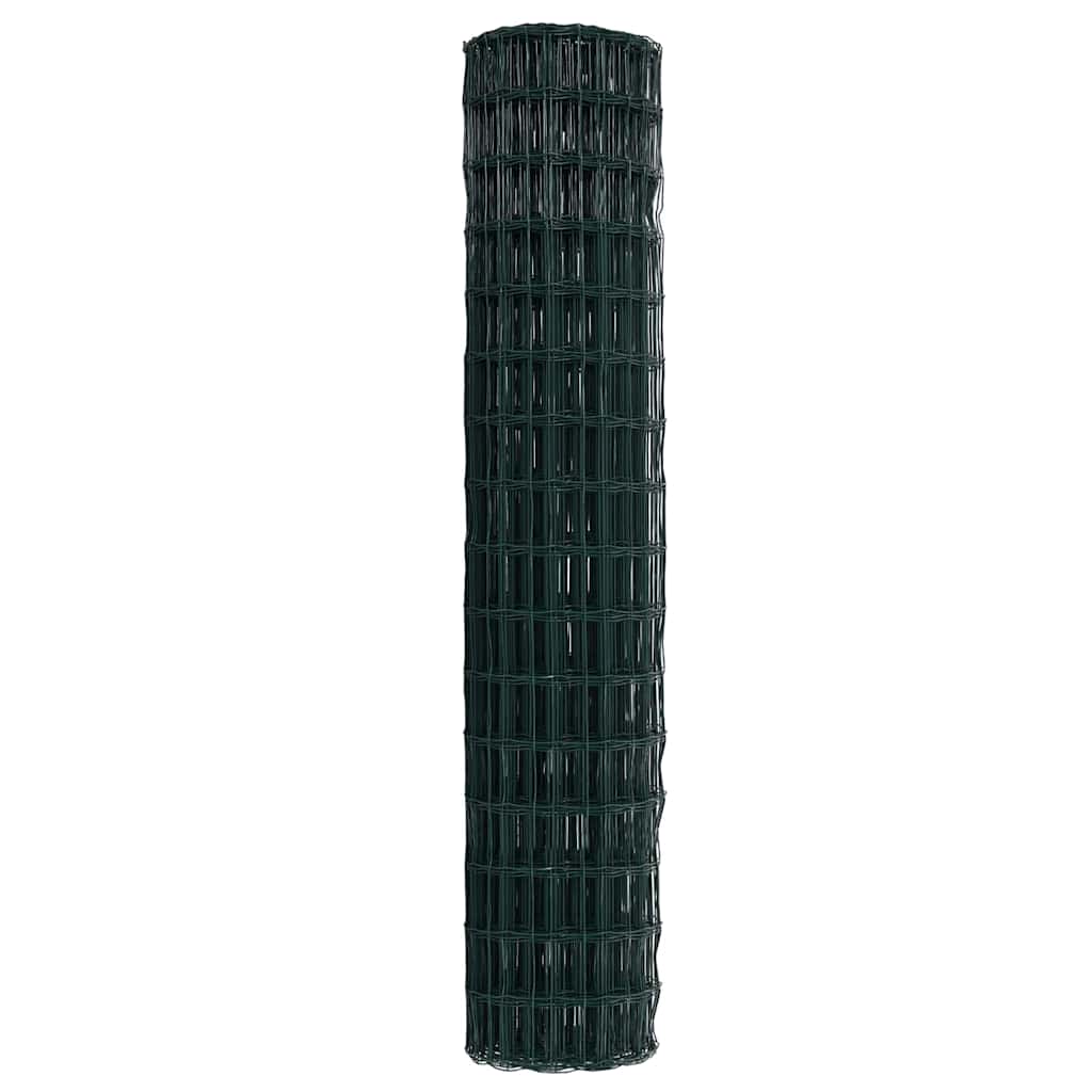 Euro Fence Green 1.6 x 10 m PVC-coated iron