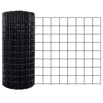 Euro Fence Grey 0.8 x 10 m PVC-coated iron