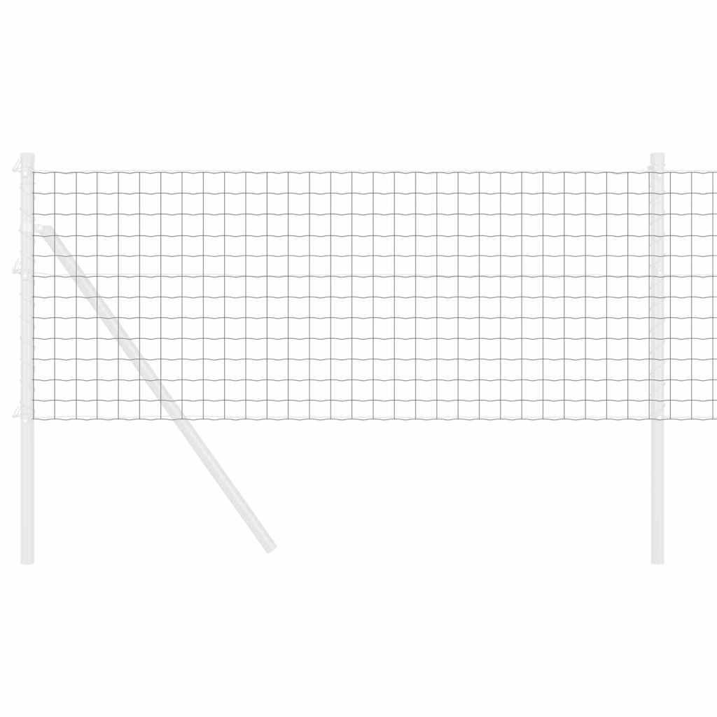 Euro Fence Grey 0.8 x 10 m PVC-coated iron