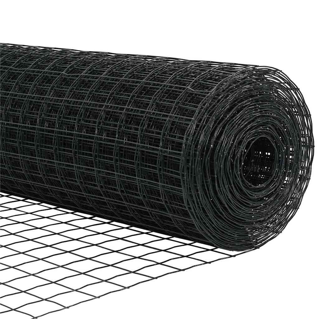 Euro Fence Grey 1.6 x 10 m PVC-coated iron