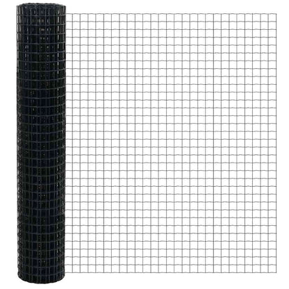 Euro Fence Grey 1.6 x 10 m PVC-coated iron