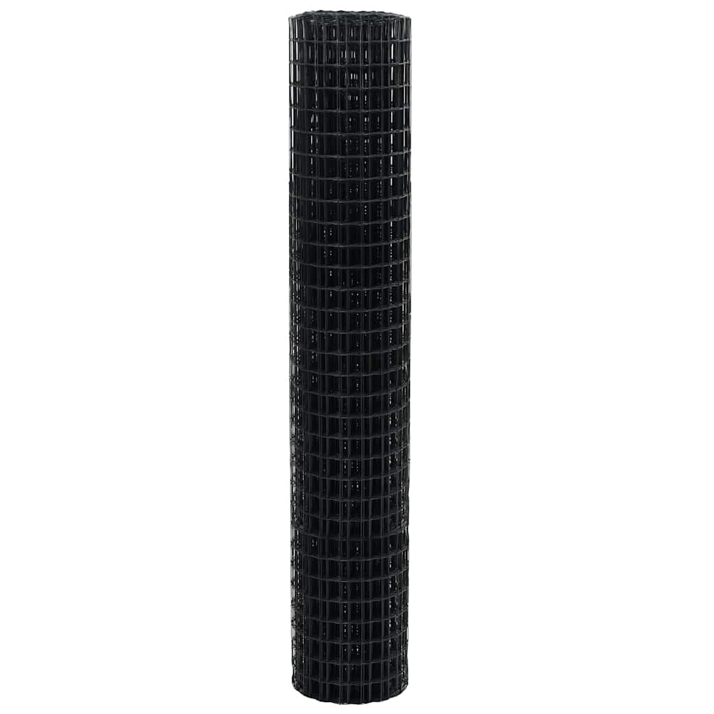 Euro Fence Grey 1.6 x 10 m PVC-coated iron