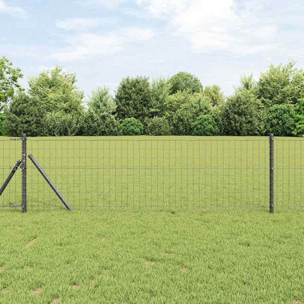 Euro Fence Grey 0.4 x 10 m PVC-coated iron