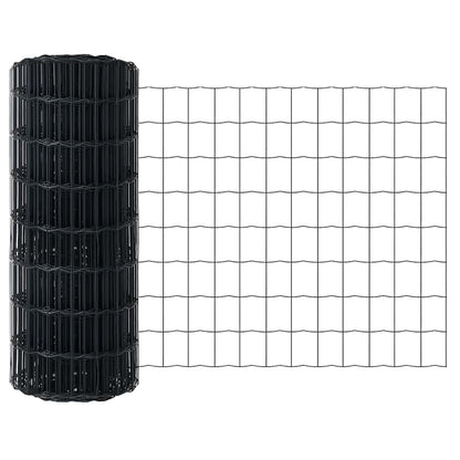 Euro Fence Grey 0.4 x 10 m PVC-coated iron