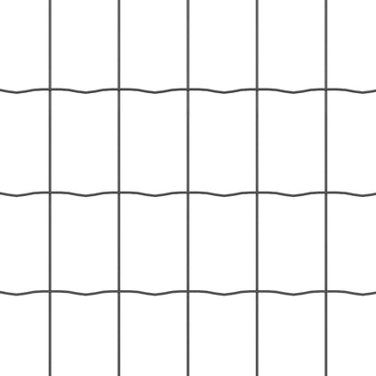Euro Fence Grey 0.6 x 10 m PVC-coated iron