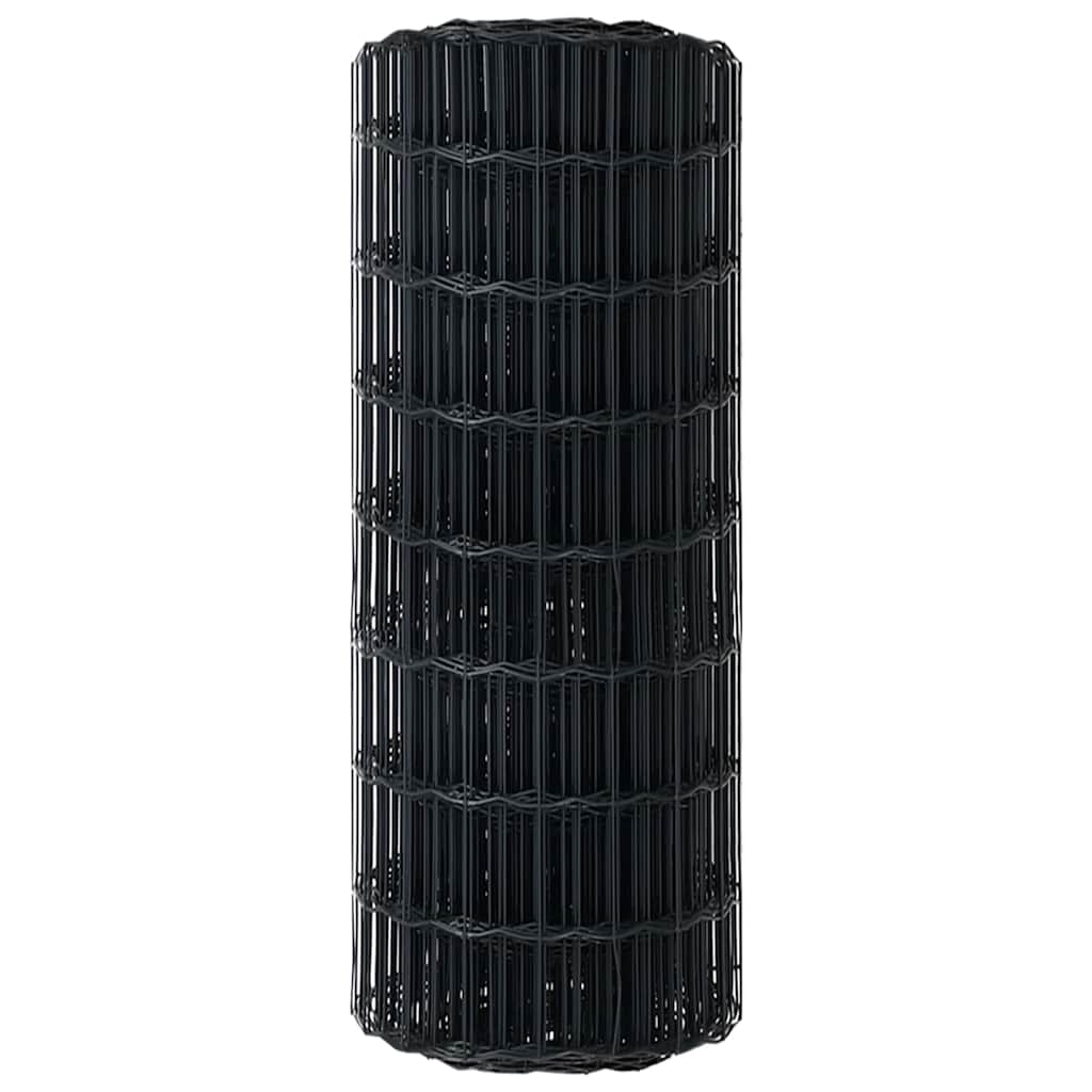 Euro Fence Grey 0.8 x 10 m PVC-coated iron