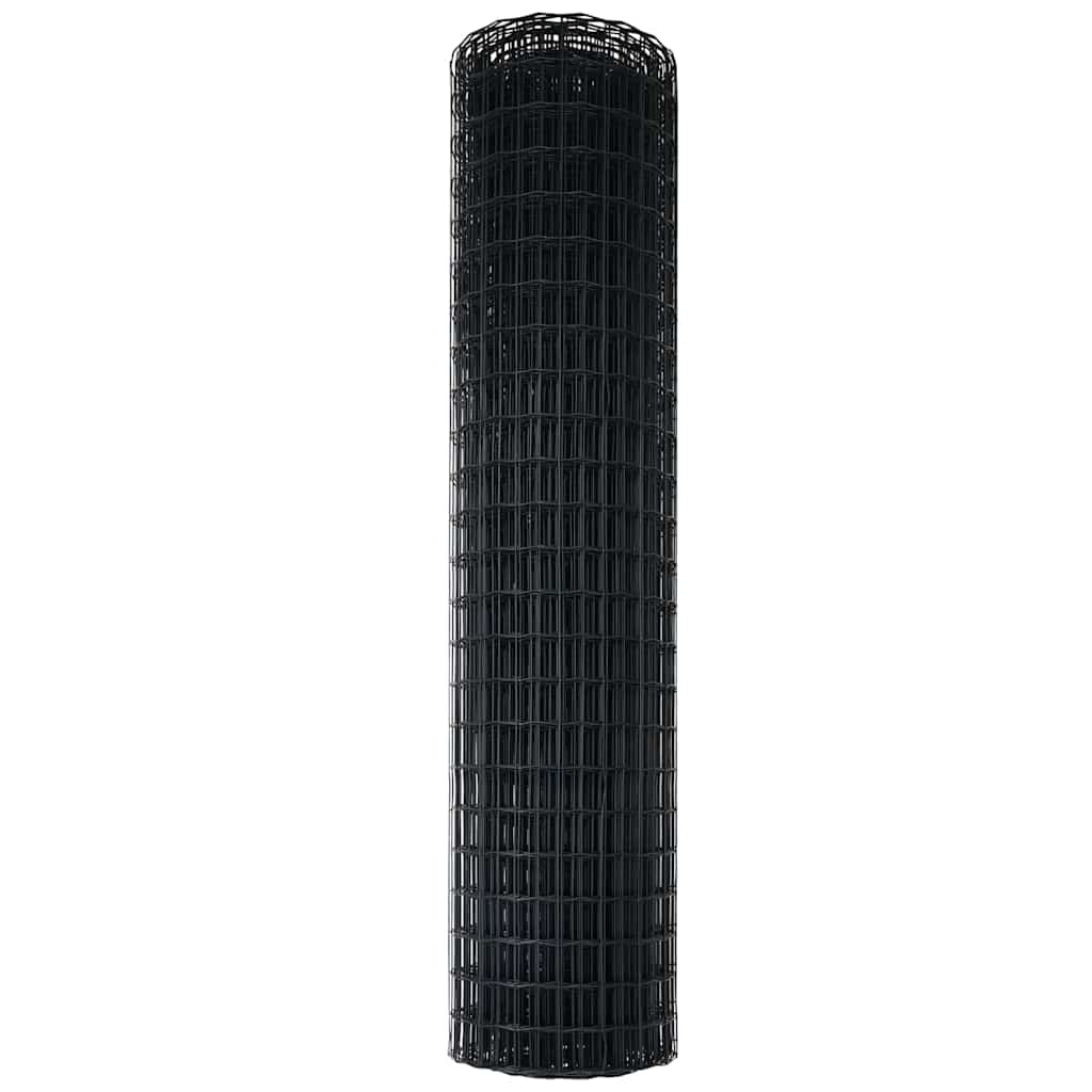 Euro Fence Grey 1 x 10 m PVC-coated iron