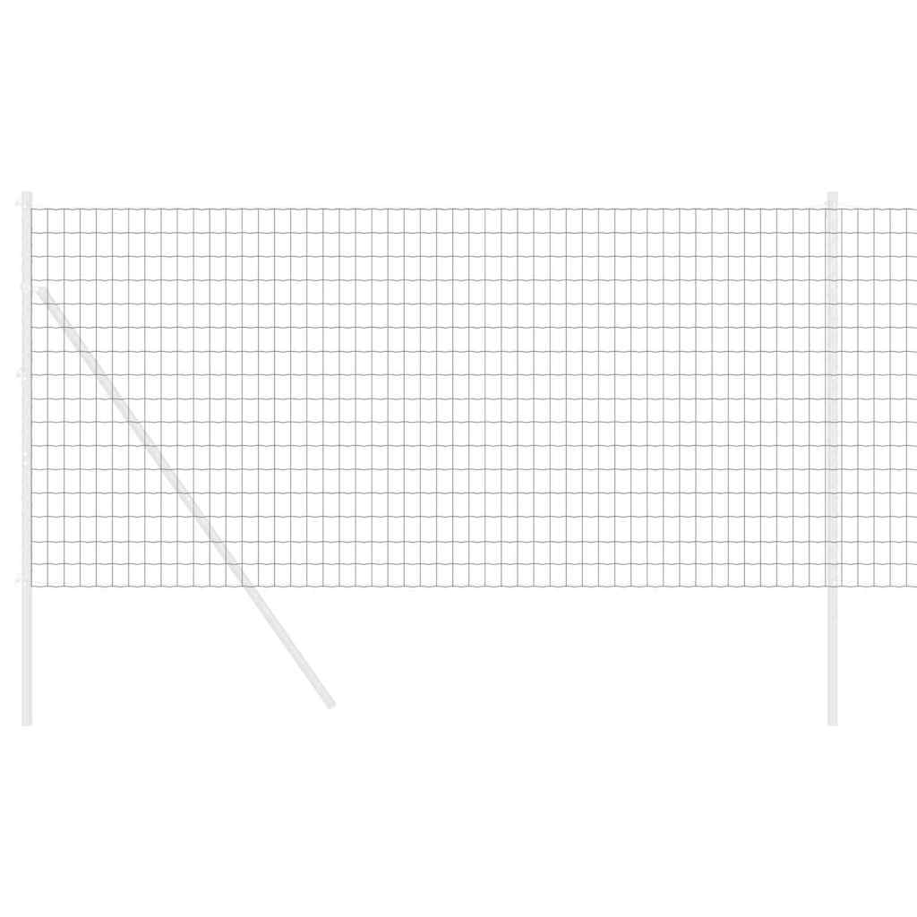 Euro Fence Grey 1 x 10 m PVC-coated iron