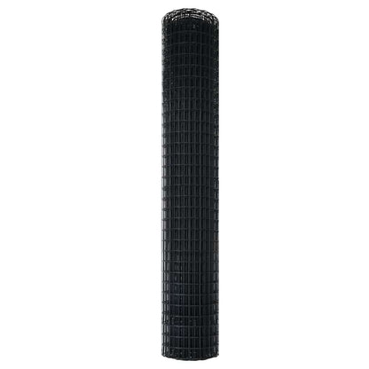 Euro Fence Grey 1.6 x 10 m PVC-coated iron