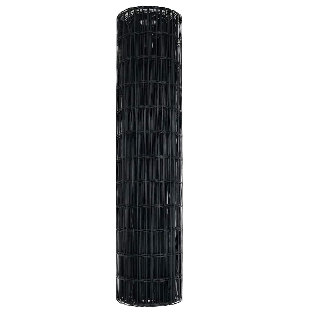 Euro Fence Grey 1.2 x 10 m PVC-coated iron