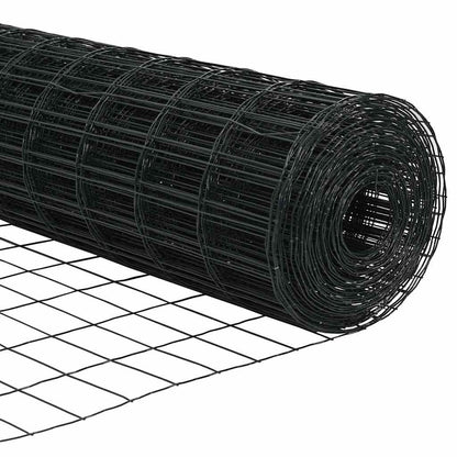 Euro Fence Grey 1.5 x 10 m PVC-coated iron