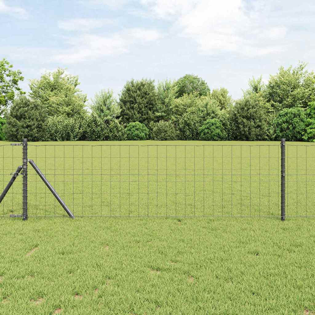Euro Fence Grey 0.6 x 10 m PVC-coated iron