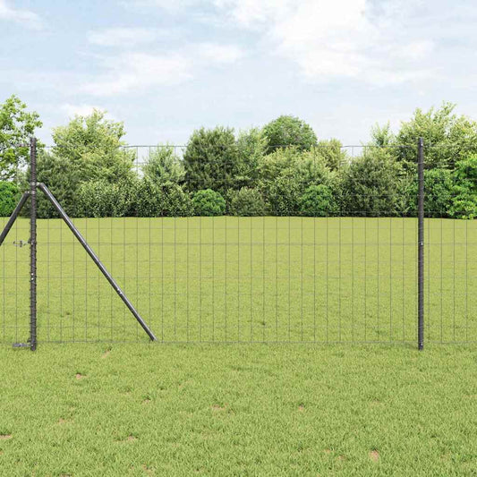 Euro Fence Grey 1 x 10 m PVC-coated iron